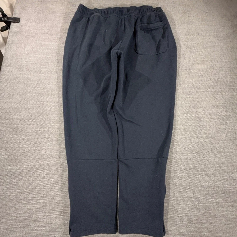 Adidas Sweatpants Mens XL Navy Blue Good Tapered‎ Ankle Zip Athletic Joggers